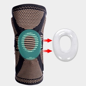 <span class=keywords><strong>Rodillera</strong></span> <span class=keywords><strong>de</strong></span> compresión <span class=keywords><strong>de</strong></span> tela <span class=keywords><strong>de</strong></span> cobre tejida en 3D con soporte <span class=keywords><strong>de</strong></span> resorte lateral y <span class=keywords><strong>rodillera</strong></span> transpirable con almohadilla <span class=keywords><strong>de</strong></span> silicona - Product Image 3