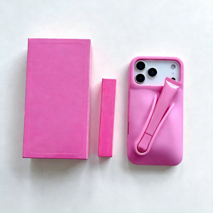 <span class=keywords><strong>Cover</strong></span> per cellulari <span class=keywords><strong>in</strong></span> silicone antiurto stile Ins per iPhone 17/16/15/14/13/12/11 Pro Max con scatola a forma di rossetto a copertura totale - Product Image 6