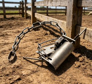 Trampa portátil antirrobo para topos y gophers con cadena fija, fácil de instalar, trampa para madrinas, repelente de plagas - Product Image 6