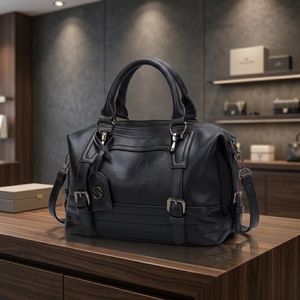Sac à main pochette étanche en cuir véritable pour femme, tendance, avec fermeture éclair, personnalisable, marque internationale BS, Saint-Valentin, Inde - Product Image 1