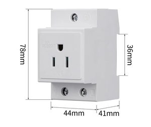 AC30 DIN Rail - Mounted <strong>Socket</strong> for Industrial Use German European Standard 10 - 16A <strong>Socket</strong> - Product Image 4