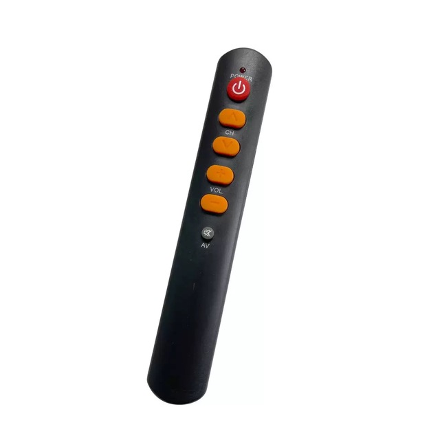 Universal 6 Keys Big Buttons Infrared Learning Code Replacement Remote Control for TV STB DVD DVB with ABS Material