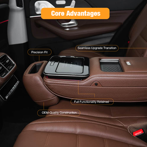 Console centrale arrière de style Maybach pour <span class=keywords><strong>Mercedes</strong></span> GLS X167 |   Amélioration de l'accoudoir de première classe de luxe |   Adaptation OEM - Product Image 2