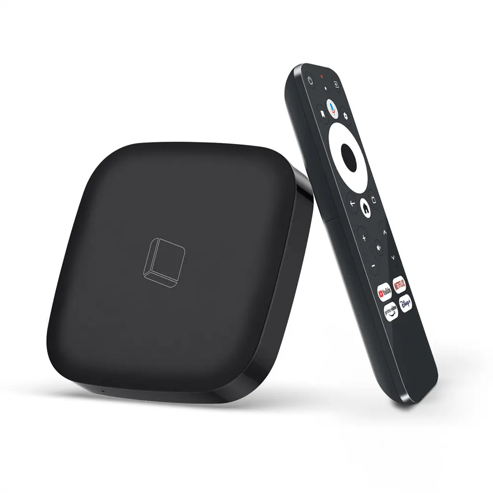 HAKO pro TV Box Amlogic S905Y4 Android 11 Google-zertifizierte Netflix TV mit Dual-WLAN BT Sprachfernbedienung 4K Smart Android TV Box