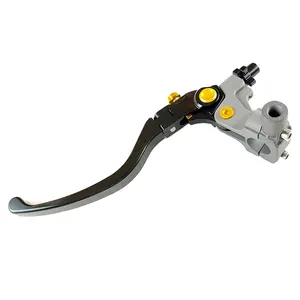 Pompa tuas kiri kopling hidrolik sepeda motor, warna CNC aluminium Universal 22mm