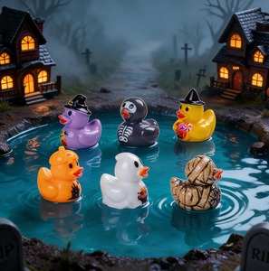 Miniaturas de Resina para Cosplay de Halloween: Calabazas, Esqueletos, Momias, Brujas y Patos para Juegos de <span class=keywords><strong>la</strong></span> Suerte, Rellenos a Granel para Bolsas de Plastilina y Slime - Product Image 3