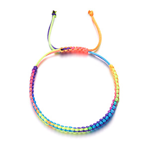 Ethnic Style Red Handmade Knitting <strong>Bracelet</strong> Colorful Adjustable Friendship <strong>String</strong> <strong>Bracelet</strong> Gifts for Women - Product Image 5