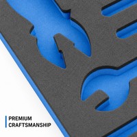 Ensemble d'inserts d'organisation en mousse EVA découpés sur mesure par CNC, multicolores et multicouches, pour le rangement d'équipements en boîte à outils, avec doublure de protection, OEM
