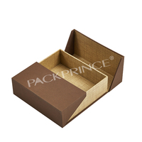 Caja de papel Kraft con cajón multicapa personalizable al por mayor, caja de embalaje para joyería, perfume cosmético, regalo Premium