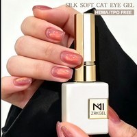 ZRKGEL – Nouvelle collection de vernis gel UV effet œil de chat soyeux, 56 couleurs, sans HEMA/TPO, avec poudre magnétique premium