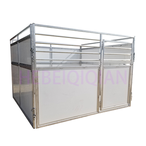 Structure de <span class=keywords><strong>box</strong></span> pour <span class=keywords><strong>chevaux</strong></span> <span class=keywords><strong>en</strong></span> métal galvanisé à chaud, robuste et portable, <span class=keywords><strong>kit</strong></span> de <span class=keywords><strong>box</strong></span> préfabriqué avec panneau de verrouillage sécurisé - Product Image 6