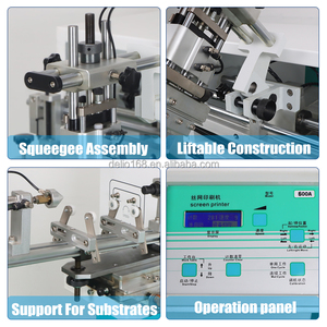 Bán tự động màu duy nhất Màn hình máy in kích thước lớn serigraphy tấm loại cho thùng xô Màn hình in ấn - Product Image 2