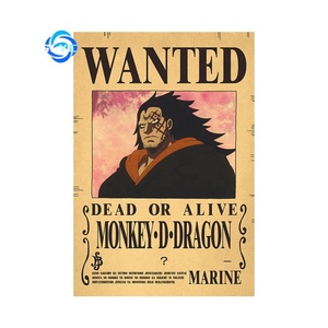Nouveau <span class=keywords><strong>Poster</strong></span> Rétro en Papier Kraft One Piece Avis de Recherche 129-176 Produits Dérivés d'Animation pour E-commerce Transfrontalier - Product Image 4