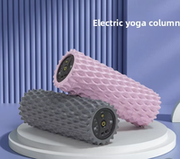 Rodillo de Espuma Eléctrico para Relajación Muscular, Diseño de Espina de Pescado, Columna de Yoga, Palo de Masaje, Equipo de Ejercicio y Fitness con Vibración