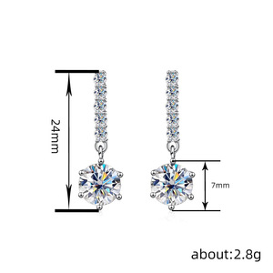 Orecchini Pendenti Geometrici a Barra Rotonda per Donne, Gioielli Eleganti e alla Moda - Product Image 4