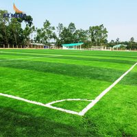 Hochwertiger Fußballteppich für Fußballfelder Langlebiger Kunstrasen für Sportplätze
