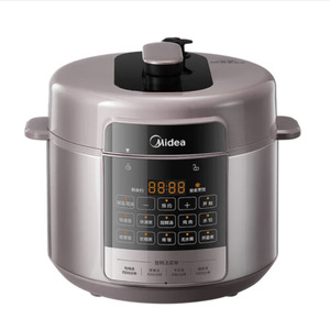Midea Electric Pressure <b>Cooker</b> MY-E6410 6L Stainless Steel 1000W 10-In-1 Multi Function With <b>Timer</b> And Keep Warm - Product Image 5