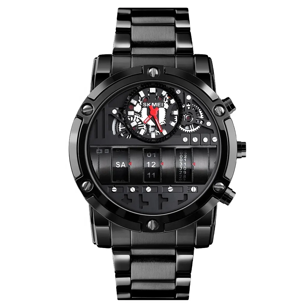 Skmei 1558 patented design drum watch designer watches mens fashion watch