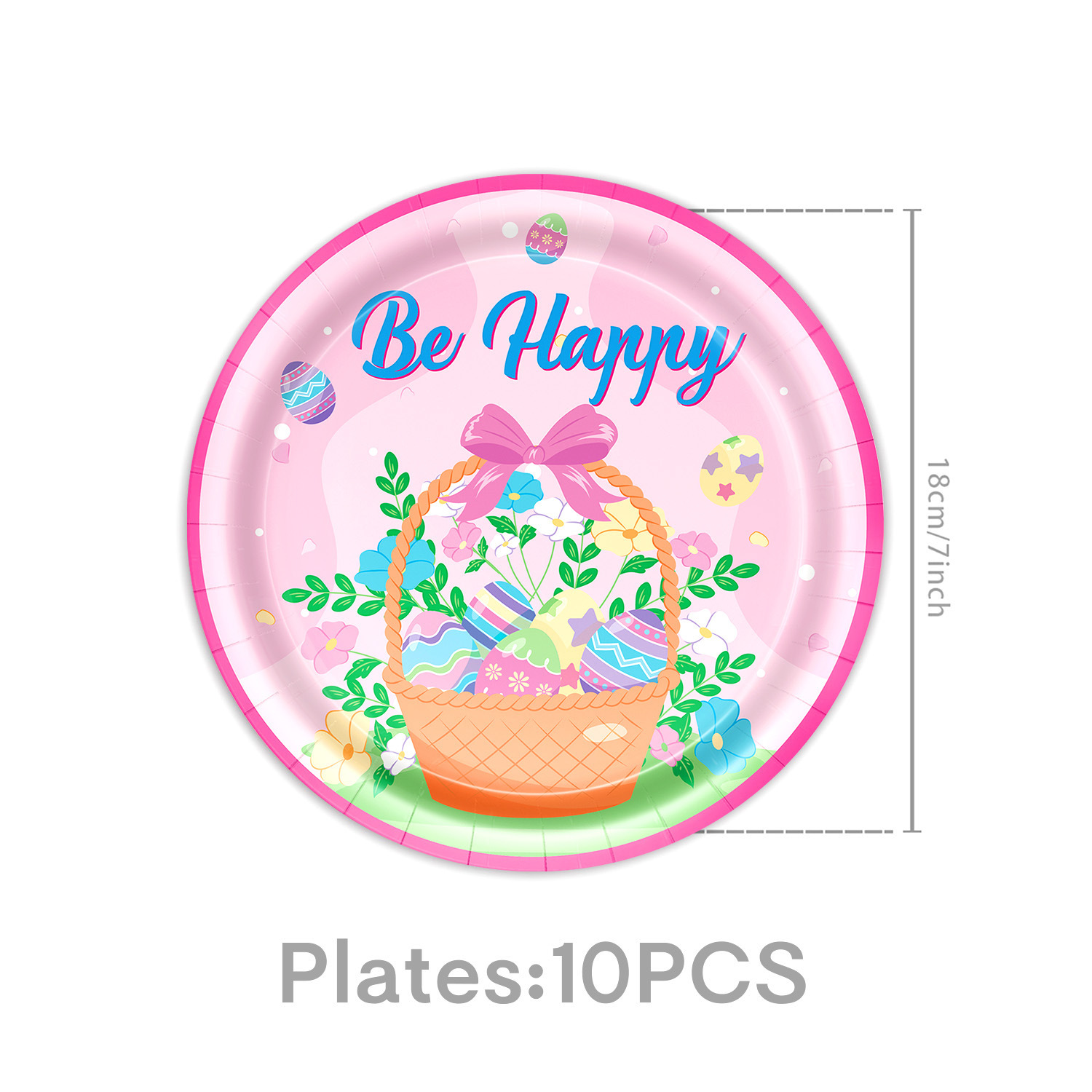 7 inch paper plate*10pcs