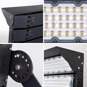 ไฟส่องสนามกีฬาแบบเสาสูง LED ปรับมุมลำแสงได้ มาตรฐาน IP65 สำหรับสนามกีฬามืออาชีพ พร้อมโมดูล <span class=keywords><strong>Dialux</strong></span> 250W ฟรี รองรับ OEM - Product Image 4
