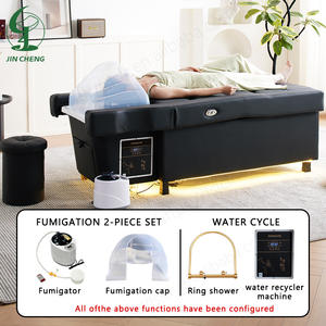 Jincheng Thai-Massageliege <span class=keywords><strong>Salon</strong></span> Elektrische Rückenlehnenverstellung Pediküre Haarwaschstuhl Kopf-Spa <span class=keywords><strong>Shampoo</strong></span>-Liege Pediküre-Massageliege - Product Image 5