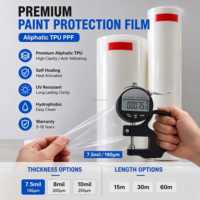 Films de protection pour voiture LLumar Premium de qualité supérieure, 100% TPU aliphatique, 7,5 mil, haute brillance, hydrophobe, film de protection de peinture pour Tesla Model Y