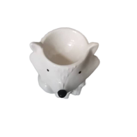 Brûleur à mazout moderne en céramique de porcelaine pour décorations de maison support de diffuseur d'aromathérapie d'encens d'encens de Noël pour brûleur de cire