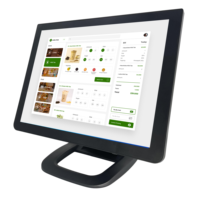 Machine de point de vente à écran tactile 15/15.6 pouces tout-en-un système de caisse enregistreuse de point de vente support pliant fonction SDK bornes de paiement