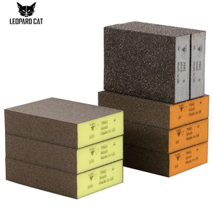 Sia Nhiều Màu Bọt Biển Sanding Khối Giấy Nhám Loại Tay Giấy nhám Cho Gỗ Tường Thạch Cao Kim Loại Làm Sạch Miếng Bọt Biển - Product Image 1