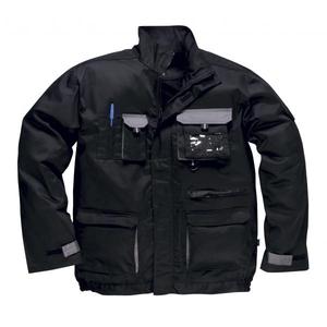 PORTWEST - TX10BKRS Texo Chaqueta negra en contraste-EAN 5036108169283 CHAQUETAS DE TRABAJO INVIERNO SOFTSHELL Y CHAQUETAS ACOLCHADAS - Product Image 1