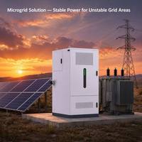 Gabinete de Almacenamiento de Energía Exterior Todo en Uno de 261 kWh y 125 kW con Batería LiFePO4 de 314 Ah para Microredes y Energía Comercial