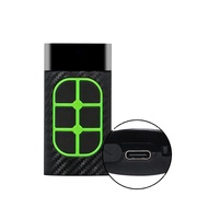 Control Remoto Universal de Clonación Cara a Cara Multifrecuencia 260-868MHz D4 de 6 Botones y 8 en 1 con Almacenamiento de Energía Recargable