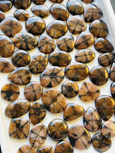 โอปอลคุณภาพสูง รูปทรงวงรี ทำมือจากธรรมชาติ พร้อมเอฟเฟกต์แสง สำหรับทำเครื่องประดับ - Product Image 4