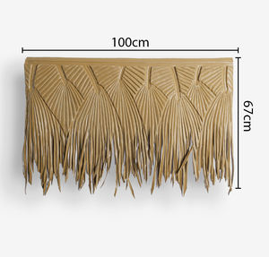 Contoh Atap Sintetis Gratis, Genteng Daun Pisang Imitasi, Atap Daun Palem Buatan, Tahan Panas, Aspal Fiberglass - Product Image 2