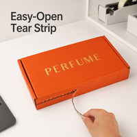Scatole Regalo per Profumi Personalizzate con Foglia d'Oro, Striscia a Strappo e Laminazione Opaca da Fabbrica Certificata GMI PPWR e SEDEX