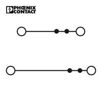 3209604 Phoenix PTTBS 2,5 zweistufiger Klemmen block Universal-Kabelst ecker Klemmen blöcke einschieben