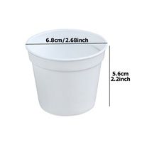 Pot de semis noir de 1 gallon, base de semis noire, pot de semis épaissi pour plantes grimpantes