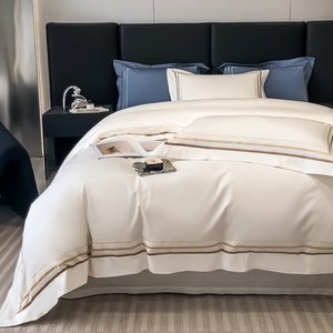 Bán Buôn Sang Trọng 100% Cotton Kích Thước Lớn Giường Set Với 300TC Chủ Đề Đếm Tùy Chỉnh Tất Cả Các Mùa Thiết Kế Bộ Đồ Giường Cho Khách Sạn - Product Image 2