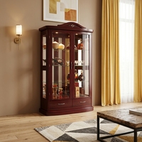 Meuble Bar en Bois Écologique de Haute Qualité, Durable, Design Moderne, Grande Capacité, pour Salon, Guangdong SZ