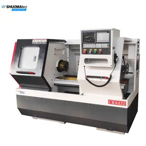 SHUOMAI Pequeño Torno CNC Barato CK6432 Metal CNC Torneado Espuma