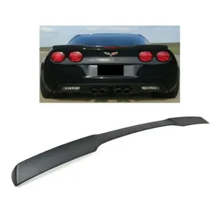 ABS Nhựa MATTE Đen Rear Trunk Lip Z06 Spoiler Đối Với Chevrolet Corvette 05-13 C6 ZR1 Phong Cách