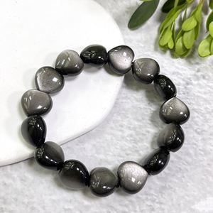 Bracelet en pierre naturelle avec perles de verre colorées, motif « Voyage en sécurité », marque blanche pour grossistes, prêt à l'emploi pour le e-commerce - Product Image 4