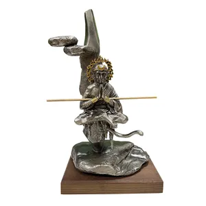 Alta qualidade bronze escultura o rei macaco populares bronze estátuas bronze artesanato