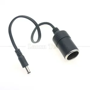 120W 12V 10A Auto Sigarettenaansteker Vrouw Socket Dc Mannelijke 5.5Mm X 2.1Mm Power Charger kabel