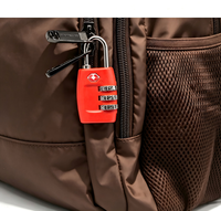 Cadenas à combinaison à 3 chiffres en polycarbonate, personnalisable, approuvé TSA, pour valise de voyage et fermeture éclair