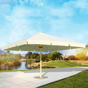 Parasol de jardin extérieur moderne en fibre de verre de haute qualité pour hôtels, restaurants et parcs, grandes tailles (4m-7m), impression couleur intégrale - Product Image 4