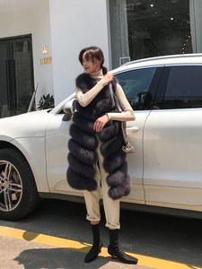 Best Quality Custom Plus Size Fur Vest <strong>Gilet</strong> Shaggy Fox Fur <strong>Gilet</strong> Girls Fashionable <strong>Lady</strong> Fur <strong>Gilet</strong> Woman - Product Image 4