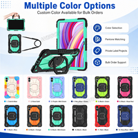 Étui antichoc pour enfants pour Redmi Pad 2 Pro 12.1 Poco Pad M1 12.1 2025 avec support rotatif à 360° et bandoulière réglable OEM ODM