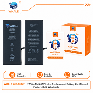 WHALE สำหรับแอปเปิ้ล ไอโฟน 6S พลัส, 2750mAh, A1634 <span class=keywords><strong>A1687</strong></span> A1690 A1699 แบตเตอรี่, แบตเตอรี่ทดแทนมือถือแอปเปิ้ล, สำหรับไอโฟน 6S พลัส - Product Image 3
