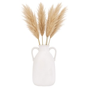 Vaso in ceramica con doppio manico per decorazioni per la casa, soggiorno, camera da letto, ufficio, esposizione su tavolo - Product Image 2